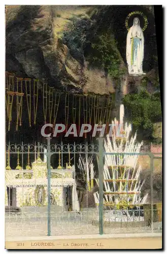 Cartes postales Lourdes La Grotte