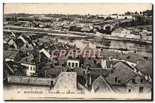 Cartes postales Montereau Panorama sur Surville