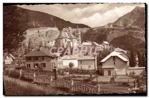 Moderne Karte Briancon Et le Fort des Tetes