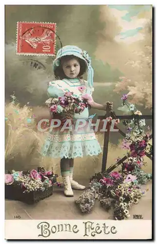 Cartes postales Fantaisie Enfant Bonne Fete