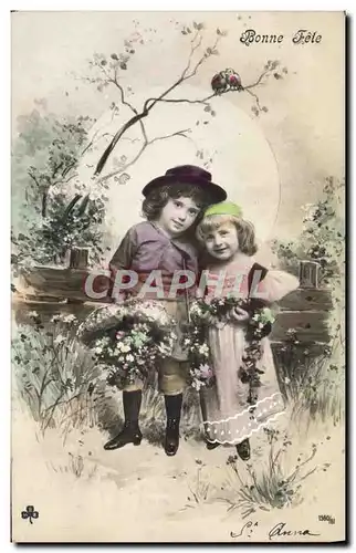 Cartes postales Fantaisie Enfants Bonne fete