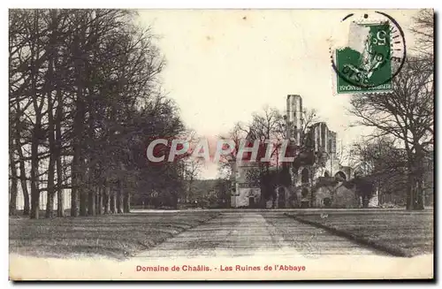 Ansichtskarte AK Domaine de Chaalis Le Ruines de l&#39Abbaye