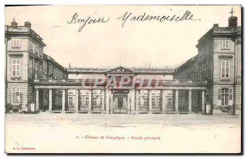 Ansichtskarte AK Chateau de Compiegne Facade principale