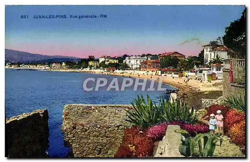 Cartes postales Juan les Pins Vue generale