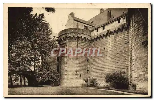 Ansichtskarte AK Nantes Chateau des Ducs de Bretagne Tour de la Boulangerie