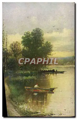 Cartes postales Fantaisie Barque