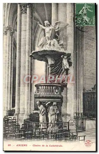 Ansichtskarte AK Amiens Chaire de la Cathedrale