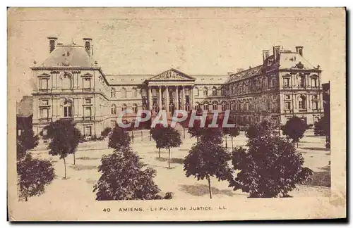 Cartes postales Amiens Le Palais de Justice