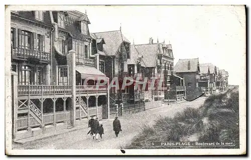 Cartes postales Paris Plage Bouleavrd de la mer