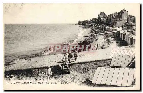 Cartes postales Saint Aubin sur Mer La Plage