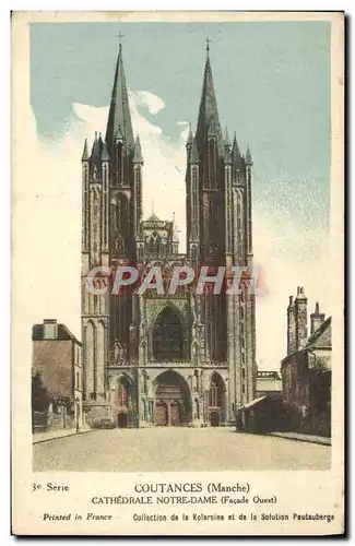 Cartes postales Coutances Cathedrale Notre Dame