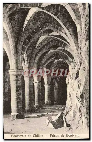 Cartes postales Souterrain de Chillon Prison de Bonivard