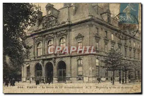 Cartes postales Paris La Mairie du 11eme Arrondissement