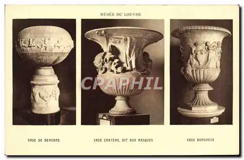 Ansichtskarte AK Paris Musee Du Louvre Vase de Bergame Vase cratere Borghese