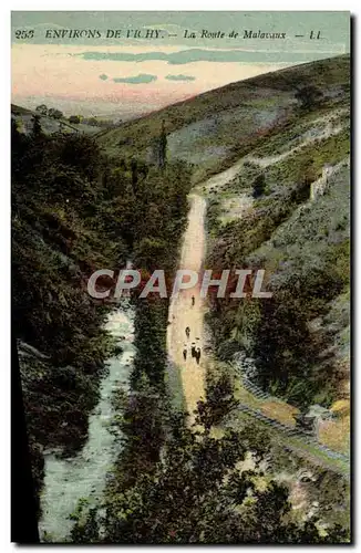 Cartes postales Vichy Environs De La Route de Malavaux