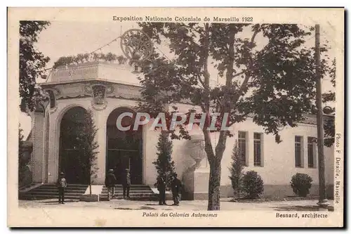 Cartes postales Marseille Exposition Nationale Coloniale de 1922 Palais des Colonies autonomes