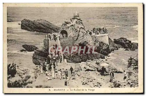 Cartes postales Biarritz Le Rocher de la Vierge