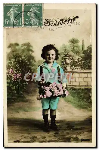 Cartes postales Souvenir Enfant