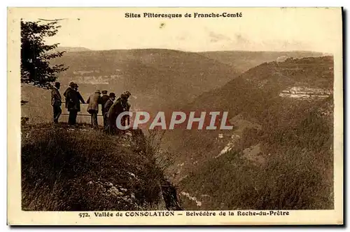 Cartes postales Vallee de Consolation Belvedere de la Roche du Pretre