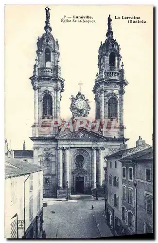 Cartes postales Luneville Eglise Saint Jacques