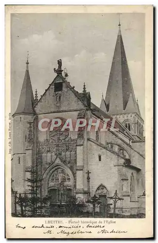 Cartes postales Lhuitre Portail Historique de L&#39Eglise