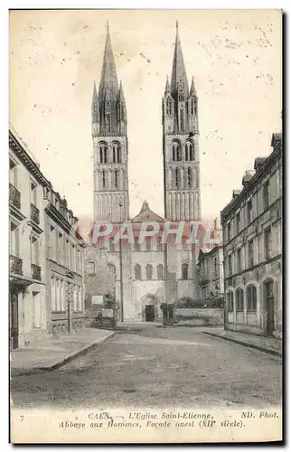Cartes postales Caen L'Eglise Saint Etienne Abbaye aux Hommes