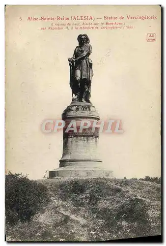 Cartes postales Alise Sainte Reine Statue de Vercingetorix