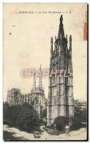 Cartes postales Bordeaux La Tour Pey Berland
