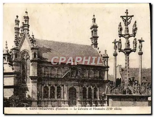 Cartes postales Saint Thegonnec Le Calvaire et L&#39Ossuaire