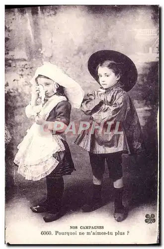 Cartes postales Nos Campagnes Enfants Folklore