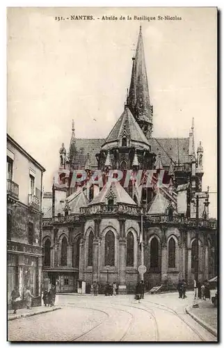 Ansichtskarte AK Nantes Abside de la Basilique St Niicolas