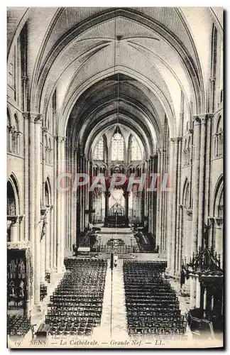 Cartes postales Sens La Cathedrale