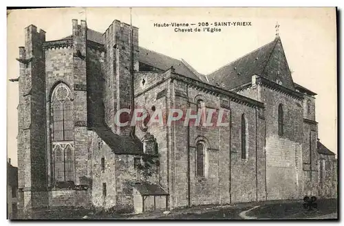 Cartes postales Saint Yrieix Chevet de L'Eglise