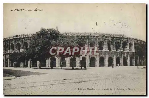 Cartes postales Nimes Les Arenes