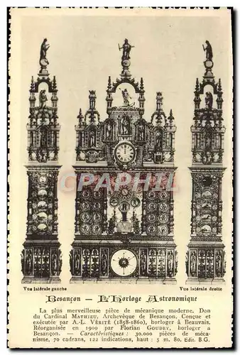 Cartes postales Besancon L&#39Horloge