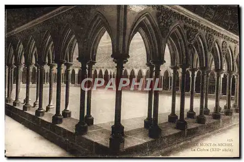 Cartes postales Le Mont Saint Michel Le Cloitre