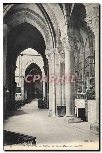 Ansichtskarte AK Langres La Cathedrale Saint Mammes