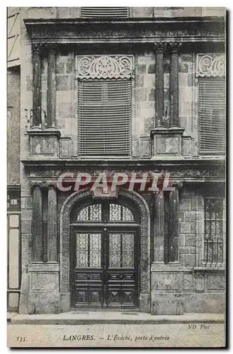 Cartes postales Langres L&#39Eveche Porte d&#39entree