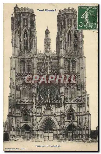 Ansichtskarte AK Toul Illustre Facade de la cathedrale