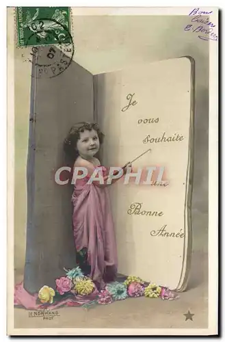 Cartes postales Fantaisie Bonne Annee Enfant