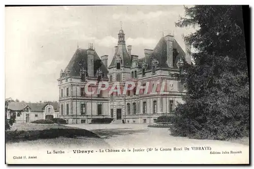 Ansichtskarte AK La Sarthe Vibraye Le Chateau de la Justice