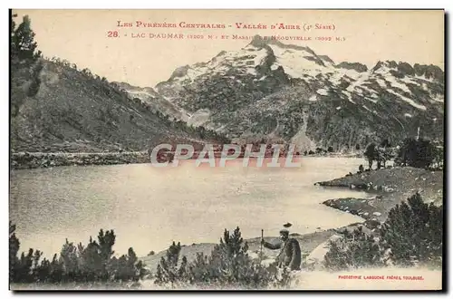 Cartes postales Lac D&#39Aumar et Massif de Neouvielle