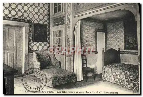 Ansichtskarte AK Les Charmettes La Chambre a Coucher de JJ Rousseau