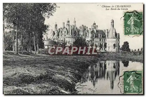 Ansichtskarte AK Chateau de Chambord Les Bords du Cosson