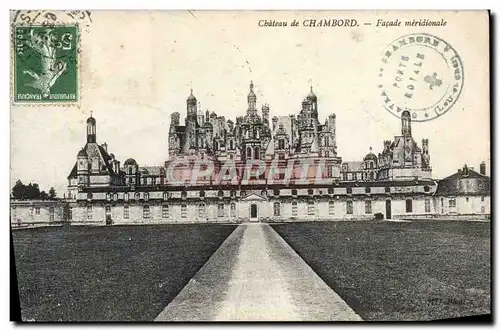 Ansichtskarte AK Chateau de Chambord Facade meridionale