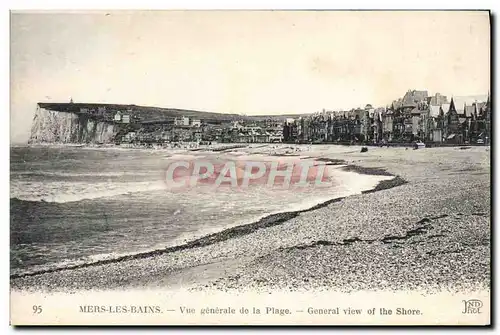 Cartes postales Mers Les Bains Vue Generale de la Plage