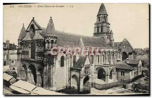 Ansichtskarte AK Poitiers Notre Dame La Grande