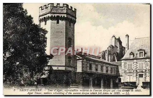 Cartes postales Saint Aignan Tour d&#39Agar