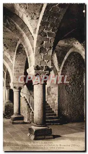 Cartes postales Le Mont Saint Michel Aumonerie ou Cloitre du Monastere