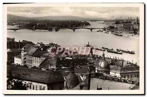 Ansichtskarte AK Budapest Panorama de l&#39ile St Marguerit